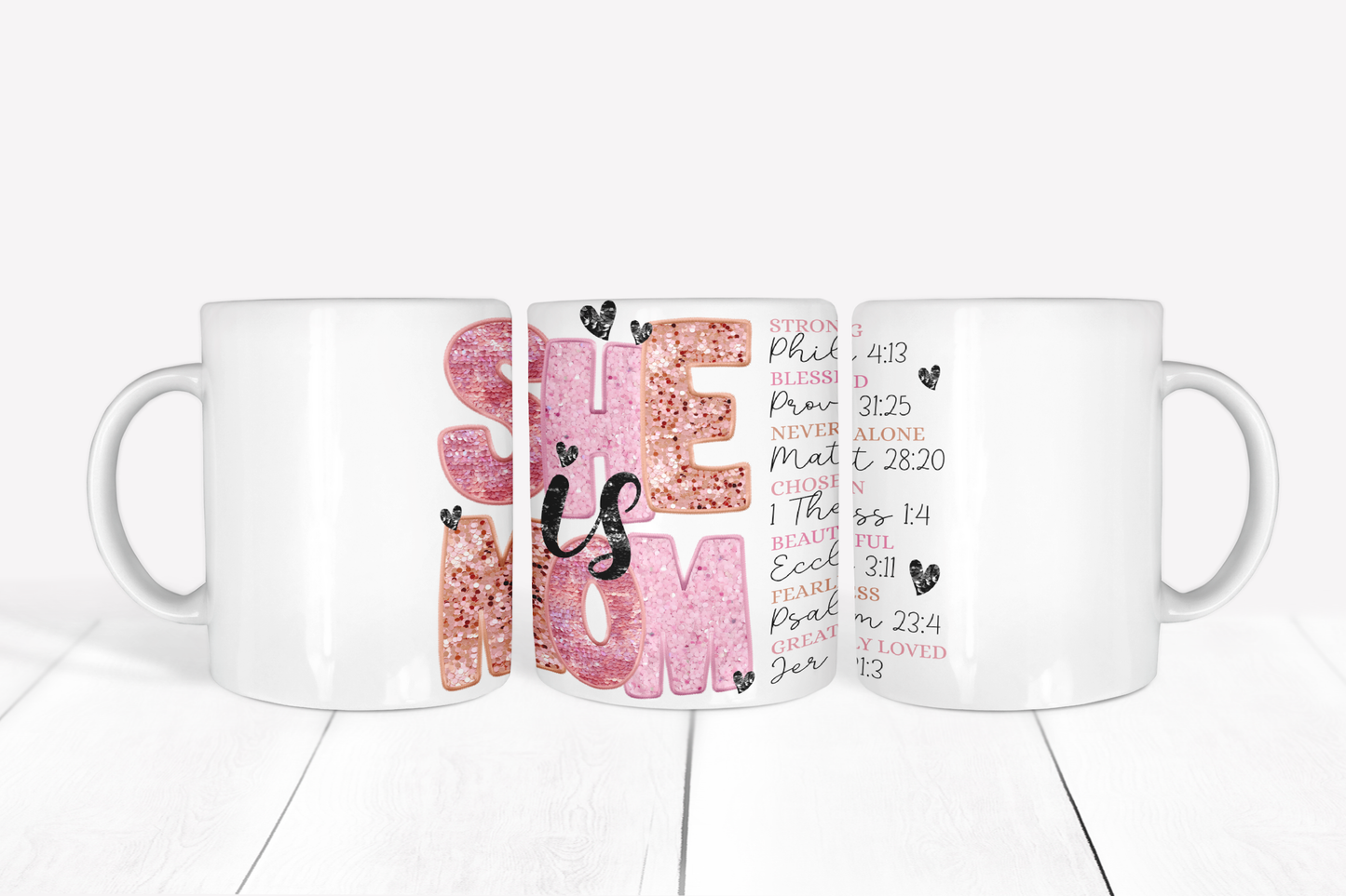 She is mug pink