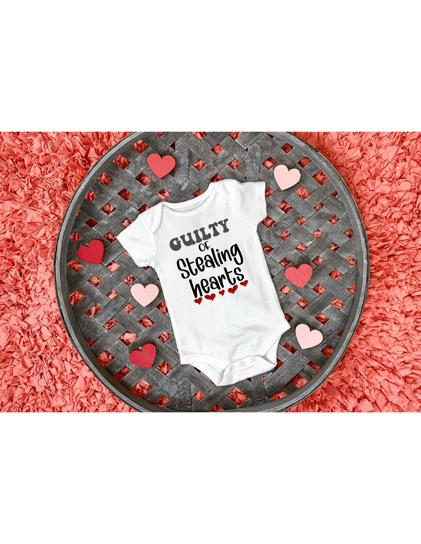 Valentine's guilty onesies