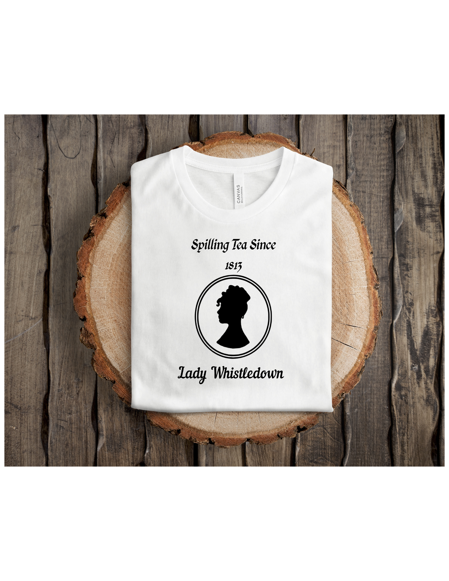 Lady whistledown 1813 Bridgerton t- shirt