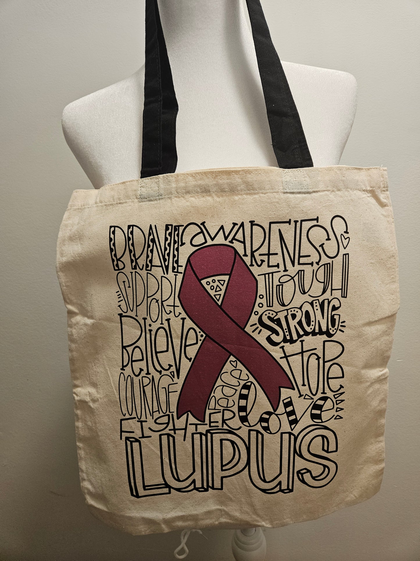 Lupus Statement Tote bag